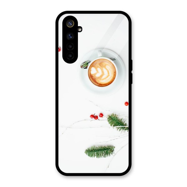 Coffee and Leafs Glass Back Case for Realme 6