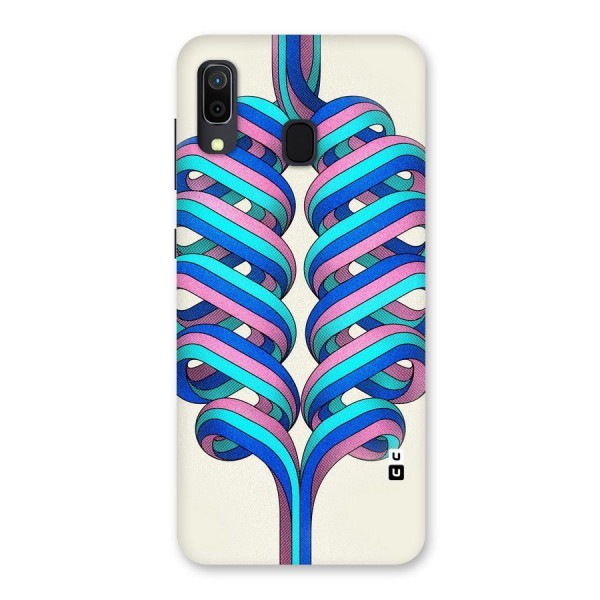 Coil Abstract Pattern Back Case for Galaxy A20