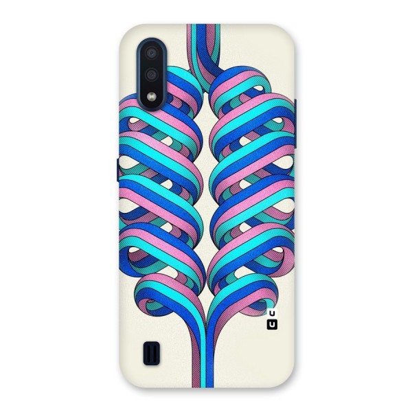 Coil Abstract Pattern Back Case for Galaxy M01