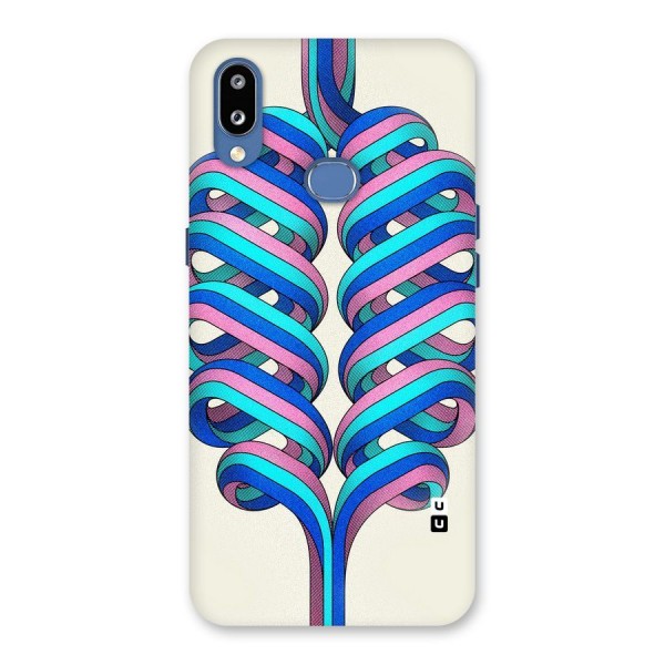 Coil Abstract Pattern Back Case for Galaxy M01s