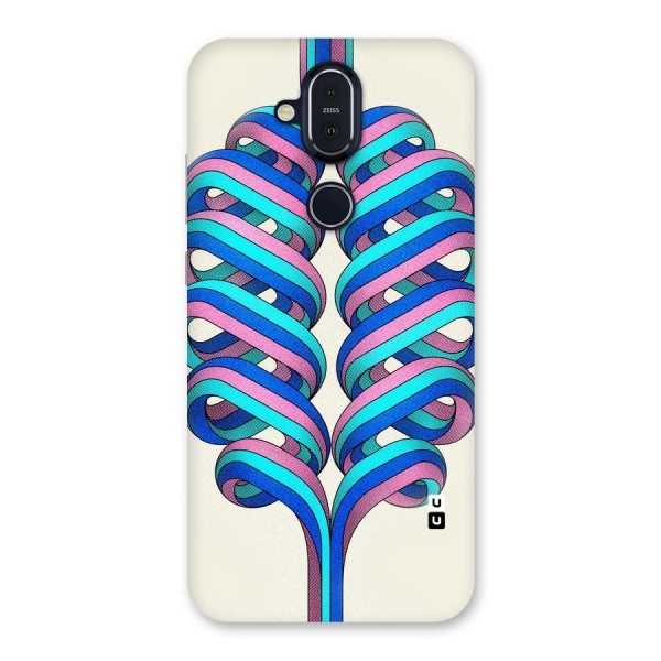 Coil Abstract Pattern Back Case for Nokia 8.1