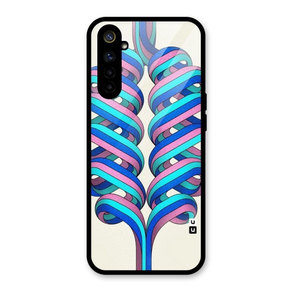 Coil Abstract Pattern Glass Back Case for Realme 6