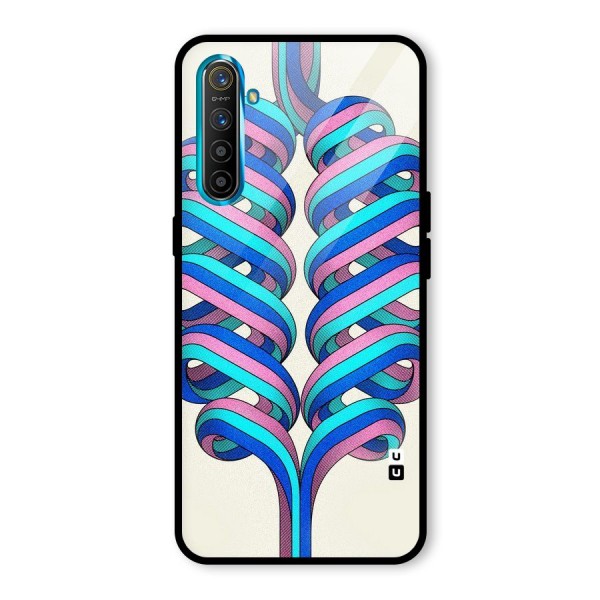 Coil Abstract Pattern Glass Back Case for Realme XT