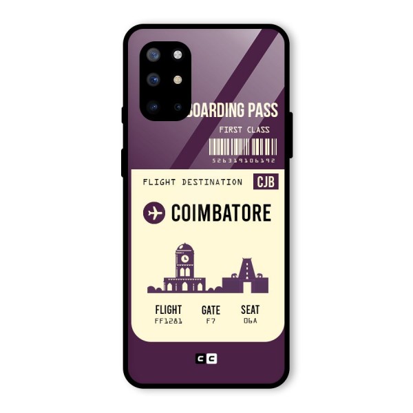 Coimbatore Boarding Pass Glass Back Case for OnePlus 8T