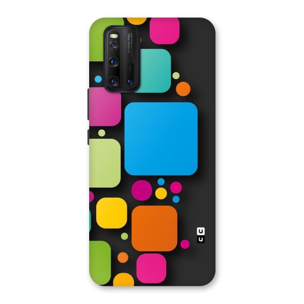 Color Boxes Abstract Back Case for Vivo iQOO 3