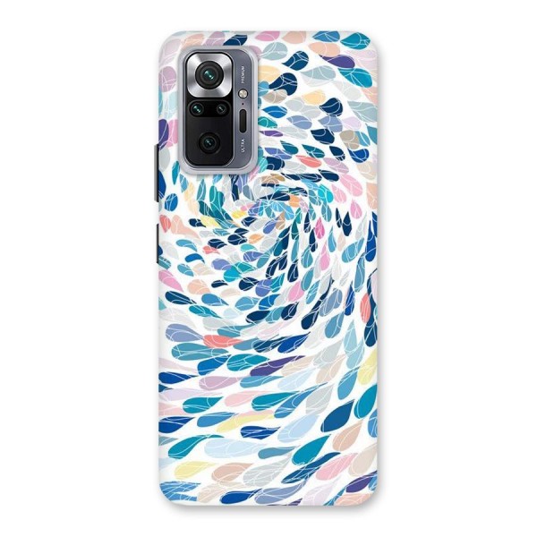 Color Droplets Swirls Back Case for Redmi Note 10 Pro