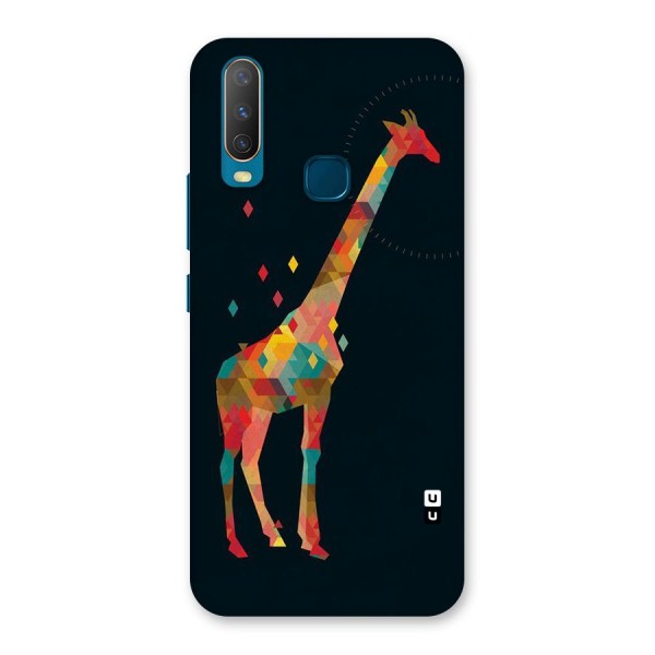 Colored Giraffe Back Case for Vivo Y12