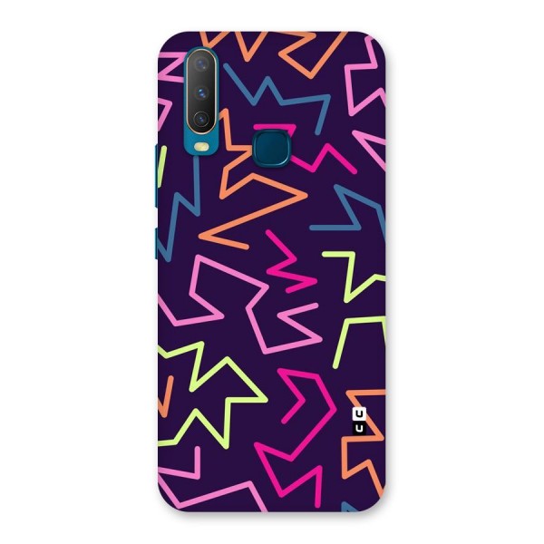 Colored Lines Back Case for Vivo Y12