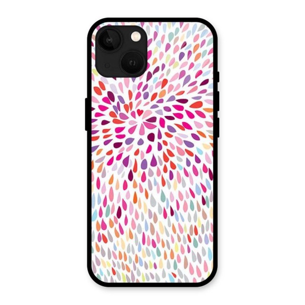 Colorful Decorative Pattern Glass Back Case for iPhone 13