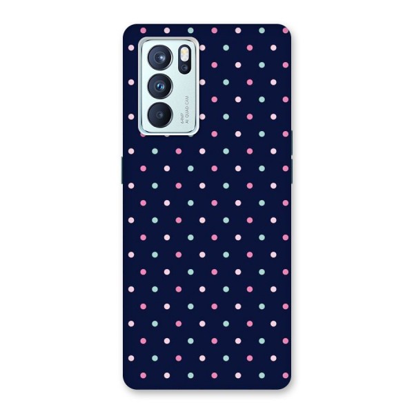 Colorful Dots Pattern Back Case for Oppo Reno6 Pro 5G