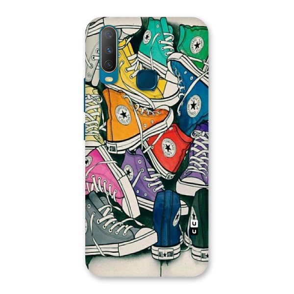 Colorful Shoes Back Case for Vivo Y12