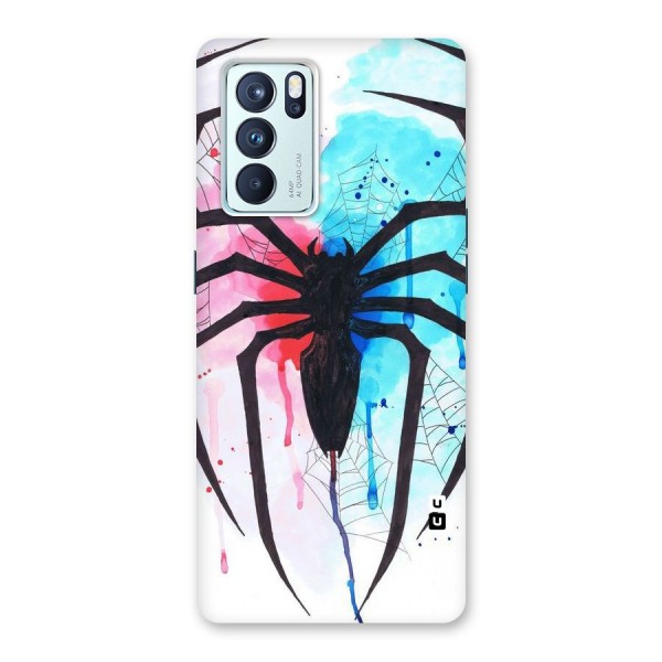 Colorful Web Back Case for Oppo Reno6 Pro 5G