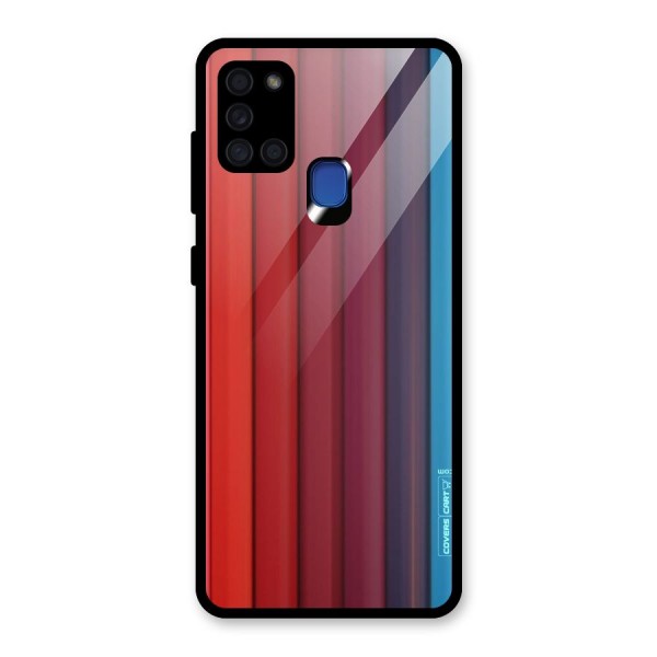 Colour Palette Glass Back Case for Galaxy A21s