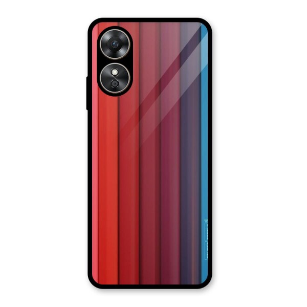 Colour Palette Glass Back Case for Oppo A17