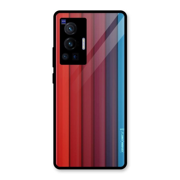 Colour Palette Glass Back Case for Vivo X70 Pro