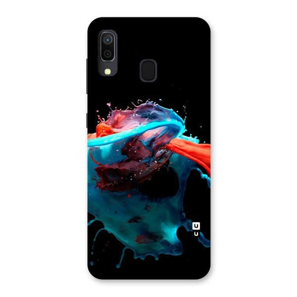 Colour War Back Case for Galaxy A20