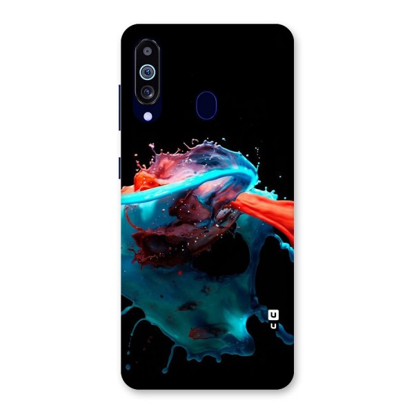 Colour War Back Case for Galaxy A60