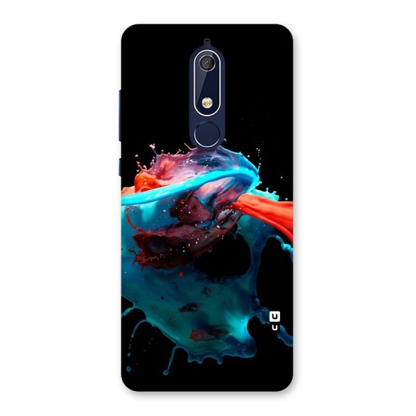 Colour War Back Case for Nokia 5.1