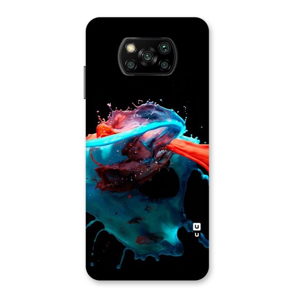 Colour War Back Case for Poco X3