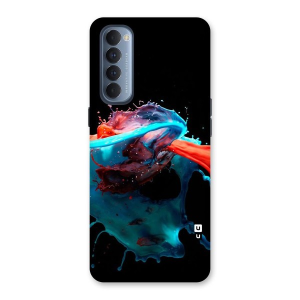 Colour War Back Case for Reno4 Pro