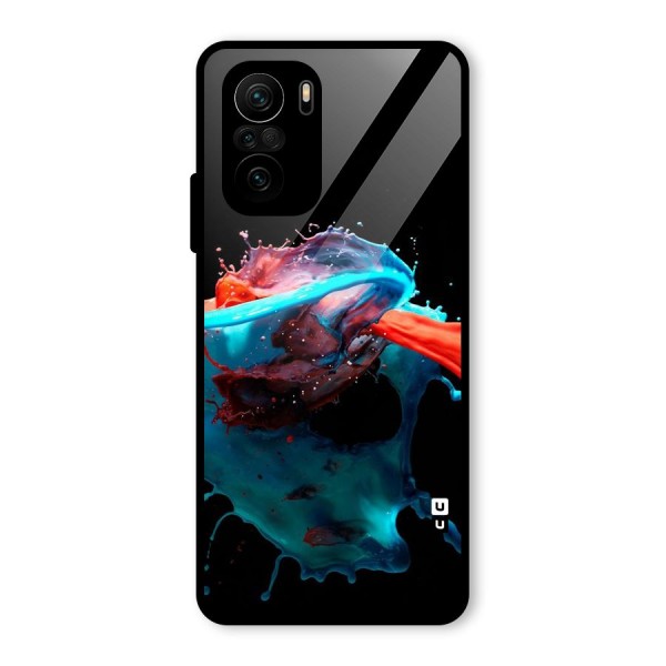 Colour War Glass Back Case for Mi 11x