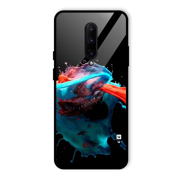 Colour War Glass Back Case for OnePlus 7 Pro