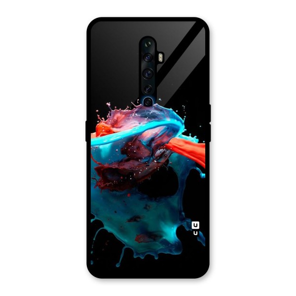 Colour War Glass Back Case for Oppo Reno2 Z