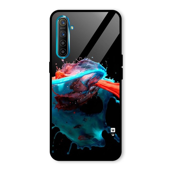 Colour War Glass Back Case for Realme XT