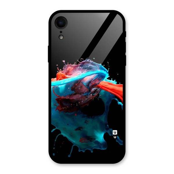 Colour War Glass Back Case for XR