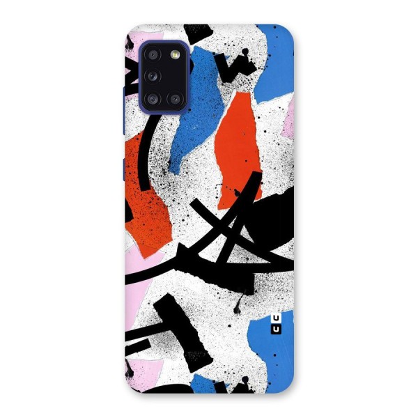 Coloured Abstract Art Back Case for Galaxy A31