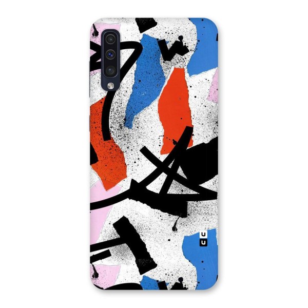 Coloured Abstract Art Back Case for Galaxy A50