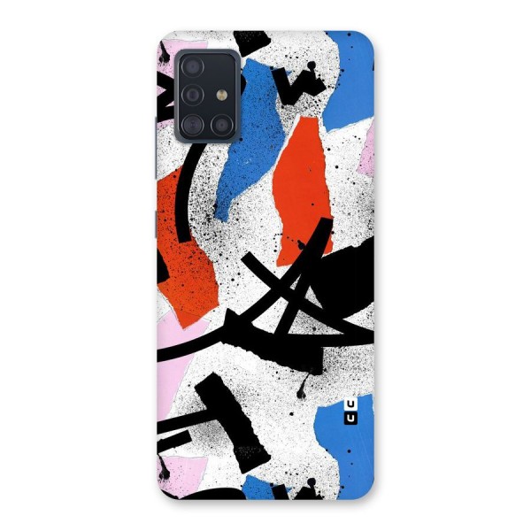 Coloured Abstract Art Back Case for Galaxy A51