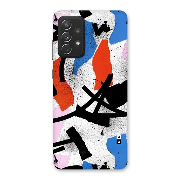 Coloured Abstract Art Back Case for Galaxy A72