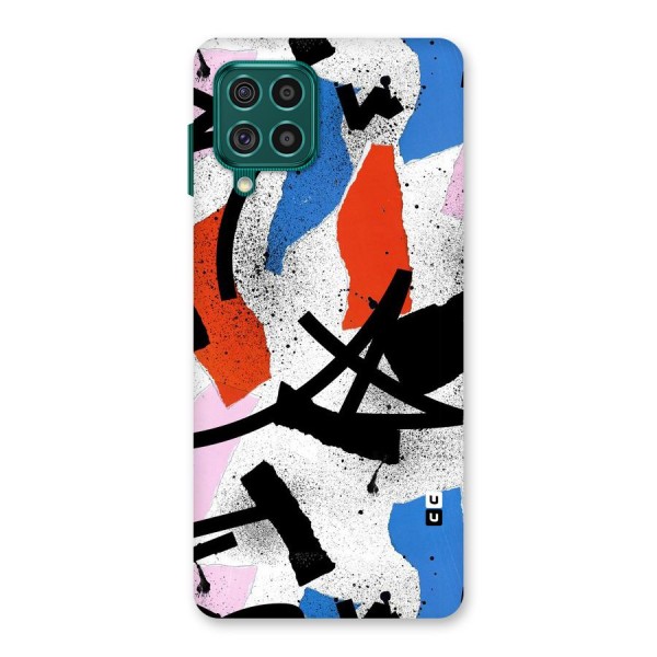 Coloured Abstract Art Back Case for Galaxy F62