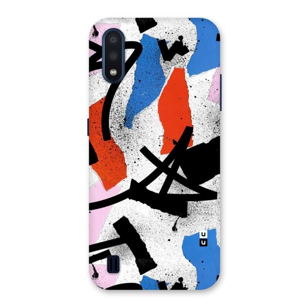 Coloured Abstract Art Back Case for Galaxy M01