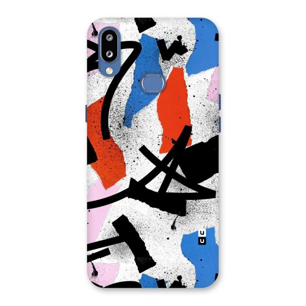 Coloured Abstract Art Back Case for Galaxy M01s