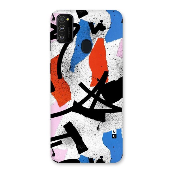 Coloured Abstract Art Back Case for Galaxy M21