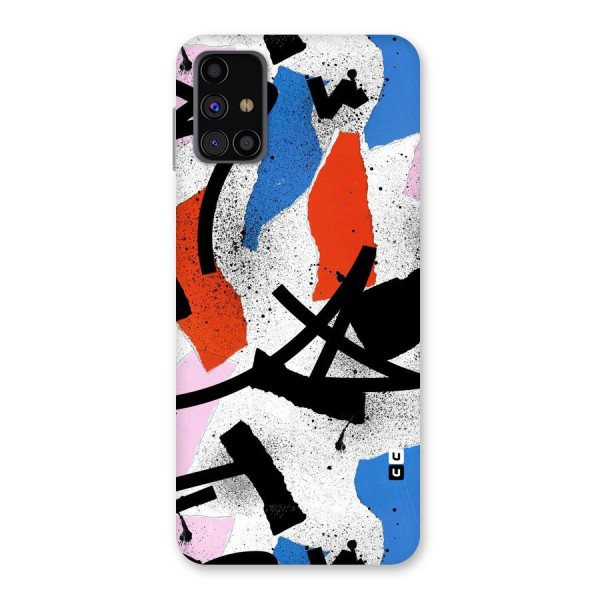 Coloured Abstract Art Back Case for Galaxy M31s