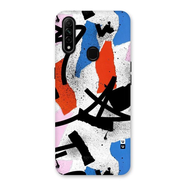 Coloured Abstract Art Back Case for Oppo A31