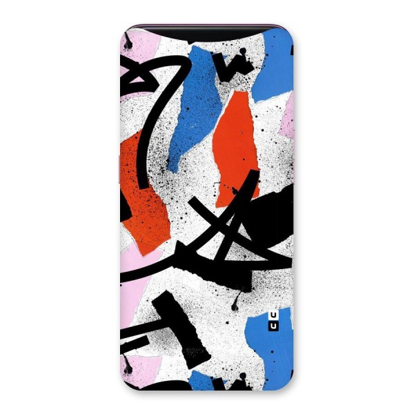 Coloured Abstract Art Back Case for Oppo Find X