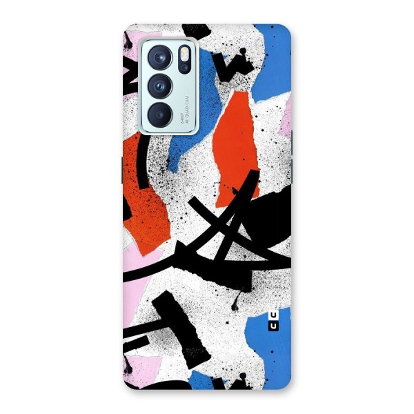 Coloured Abstract Art Back Case for Oppo Reno6 Pro 5G