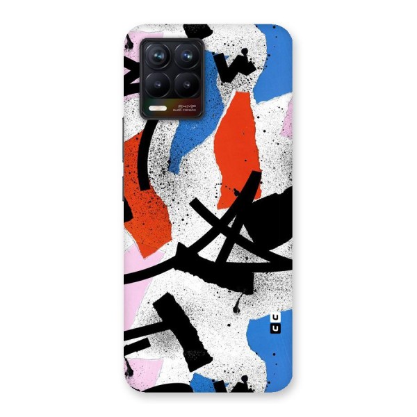 Coloured Abstract Art Back Case for Realme 8