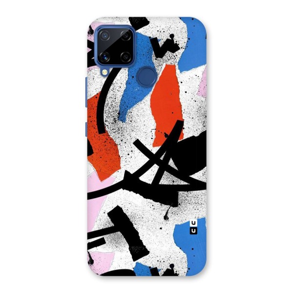 Coloured Abstract Art Back Case for Realme C12