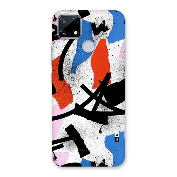 Coloured Abstract Art Back Case for Realme Narzo 20