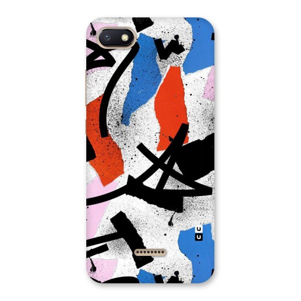 Coloured Abstract Art Back Case for Redmi 6A