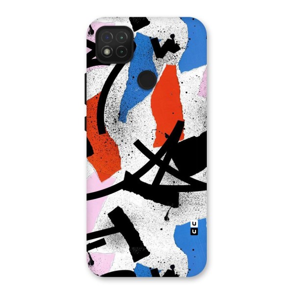 Coloured Abstract Art Back Case for Redmi 9