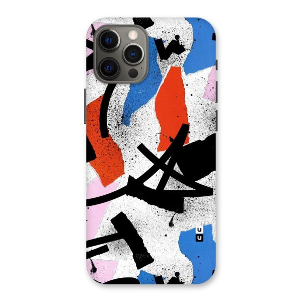 Coloured Abstract Art Back Case for iPhone 12 Pro Max