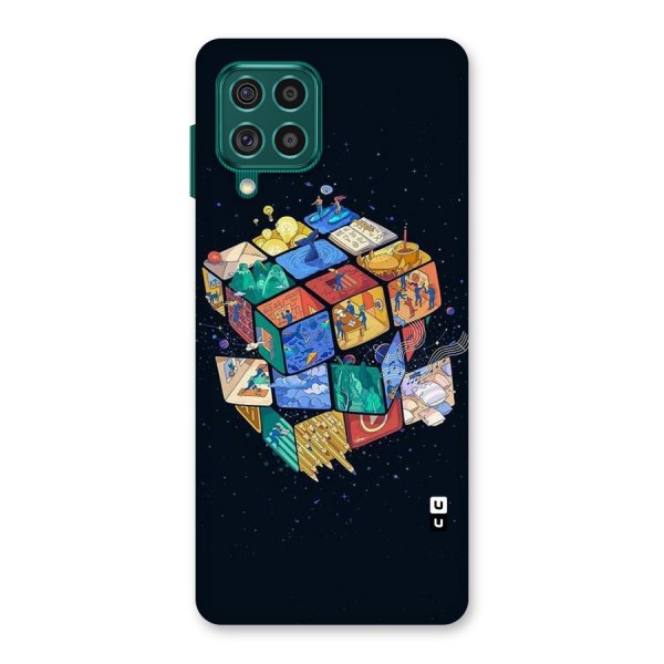 Coloured Rubic Back Case for Galaxy F62