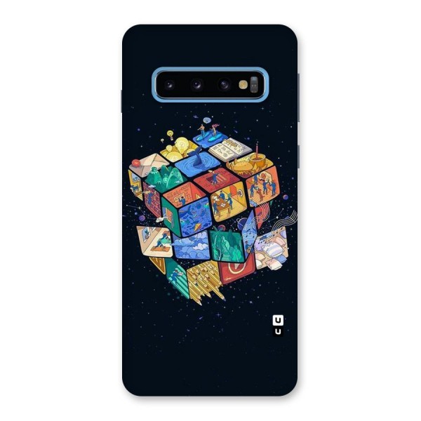 Coloured Rubic Back Case for Galaxy S10