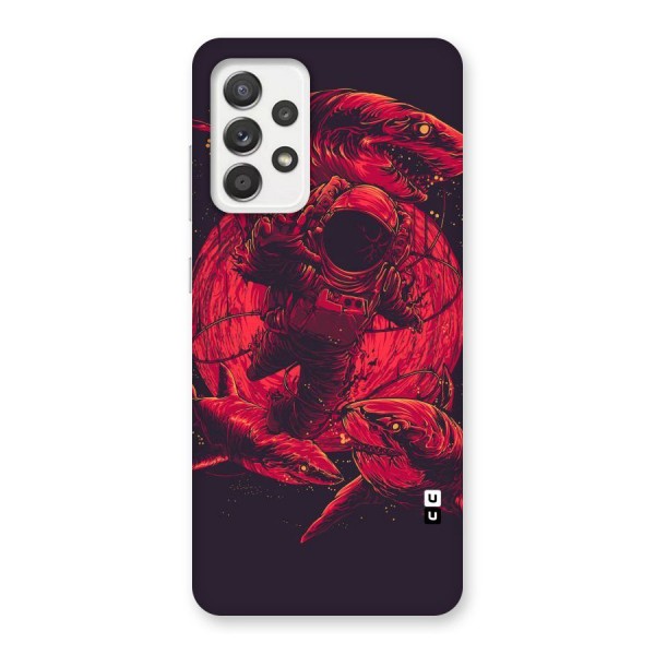 Coloured Spaceman Back Case for Galaxy A52